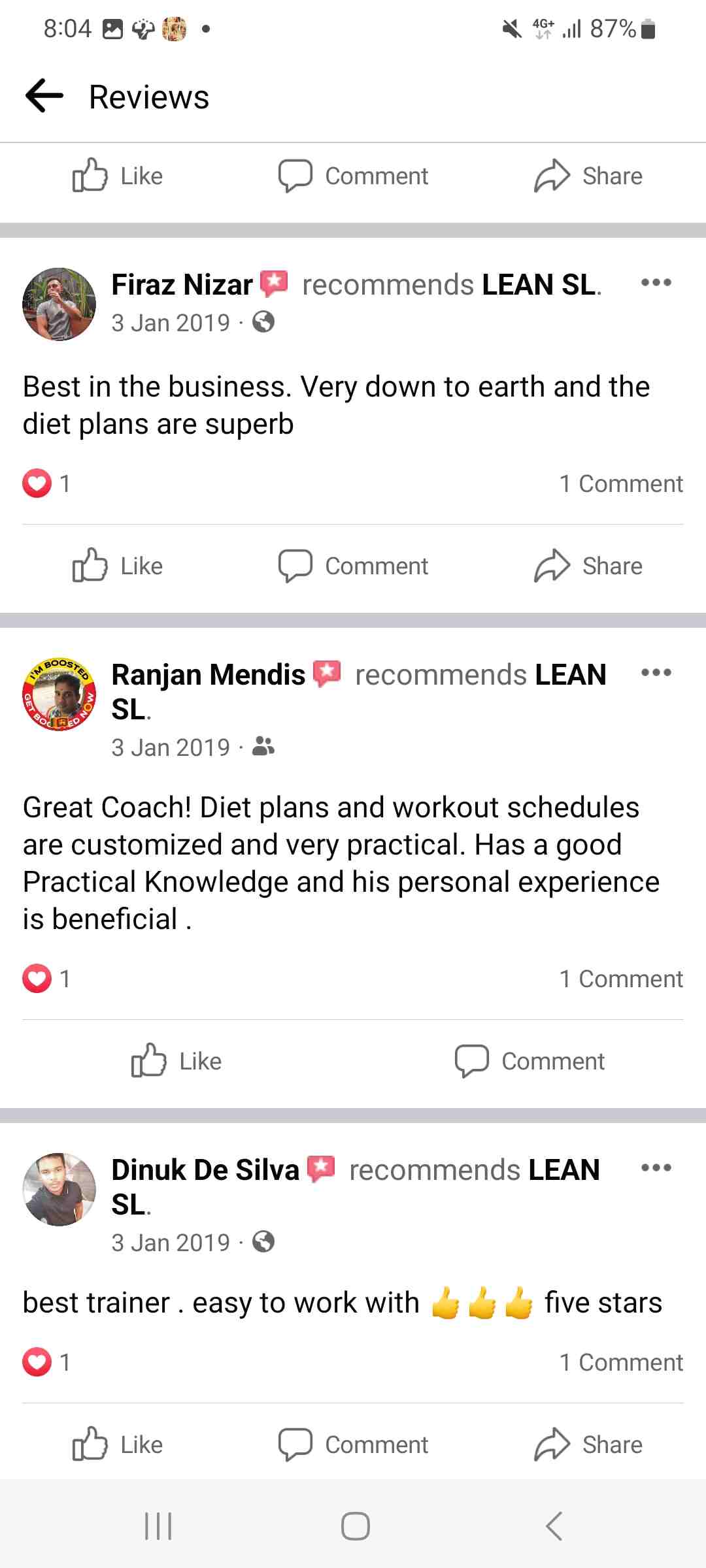 good feedback for gym, feedback for gym trainer, feedback for gym