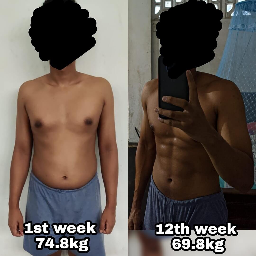 fitness and training, weight lost, results today